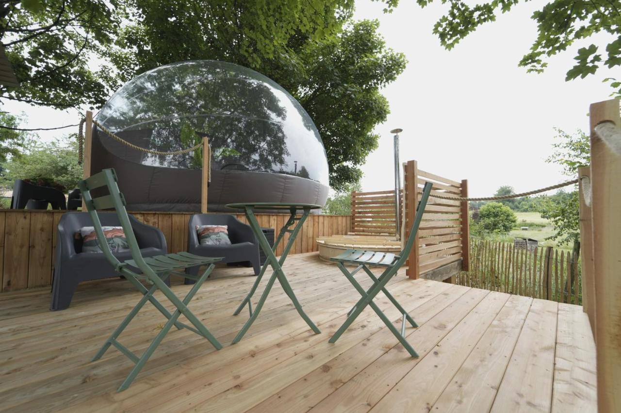 Bulles Odette & Ginette Et Tiny House Suzette "Au Guet Marais" Etape Insolite Paliseul Exterior foto
